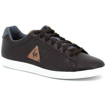 Le Coq Sportif Courtcraft Marron - Chaussures Baskets Basses Homme